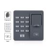 Time Clock 3 in 1 Unlock Biometric Fingerprint Password ID Card Attendance Machine System Access Control System Flip Design with Doorbell view 2