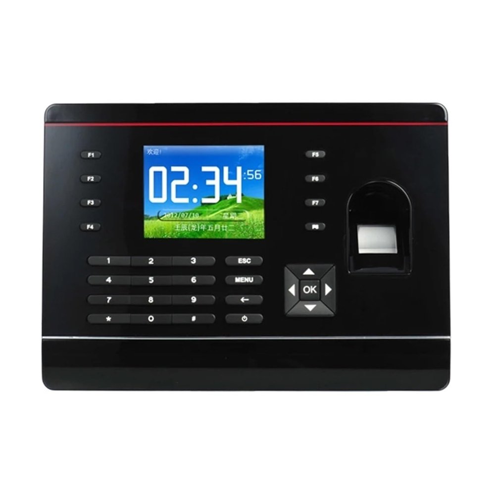 Time Clock 2.8 Inch TFT Biometric Fingerprint Time Attendance Recorder Fingerprint ID Card Attendance Machine with Network U Disk