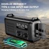 Hand Crank Emergency Radio, NOAA AM/FM Solar, 20000mAh Flashlight SOS view 3
