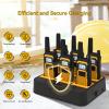 Retevis RB48 Heavy Duty IP67 Waterproof-Walkie Talkies,Covers up to 300,000 Square Foot-Business 2 Way Radios for Manufacturing Warehouse Construction Jobsite-Radios and 6-Way-Charger Bundle (20 Pack) view 2