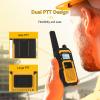 Retevis RB48 Heavy Duty IP67 Waterproof-Walkie Talkies,Covers up to 300,000 Square Foot-Business 2 Way Radios for Manufacturing Warehouse Construction Jobsite-Radios and 6-Way-Charger Bundle (20 Pack) view 4