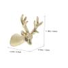 WATIIFUFU Elegant Deer Head Cabinet Door Handles Reindeer Drawer Pulls Easy Install Hardware Knobs Kitchen Cabinet Knobs Drawer Handles view 2