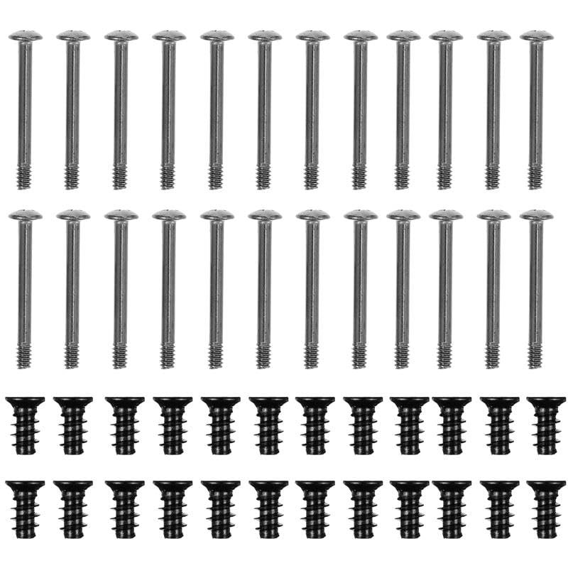 60pcs Chassis fan screws Flat head self-tapping screw set Computer Cooling Fan Mount Screws Case Fan Long Short Screws Set