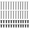 60pcs Chassis fan screws Flat head self-tapping screw set Computer Cooling Fan Mount Screws Case Fan Long Short Screws Set view 1