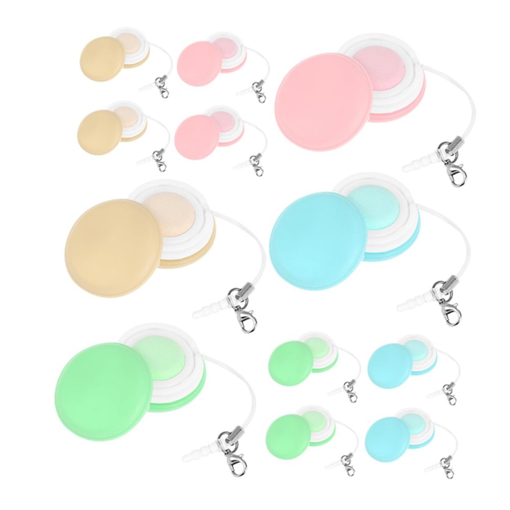 GOOHOCHY 12pcs Macaron Mobile Phone Screen Cleaner Portable Multi-use Cleaning Tools for Phones and Lenses Gentle for Screens Green and Khaki