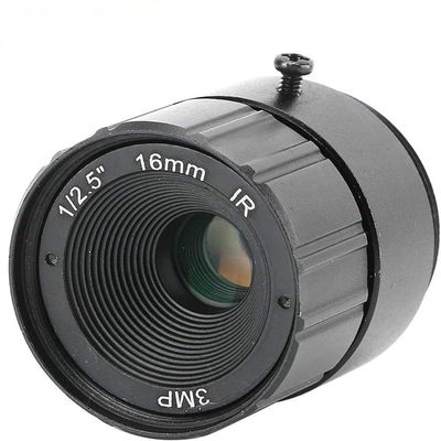 CCTV Security Camera 16mm 3MP CS Mount Lens, High Resolution Fixed Focus Lens for Surveillance, Security, and Monitoring Cameras