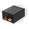 PHENOFICE Digital to Analog Audio Converter Output and Optical Input Easy Setup for Tvs Sound Systems and Projectors High-Fidelity Audio Signal Transmission Design for Long-Term Use view 2