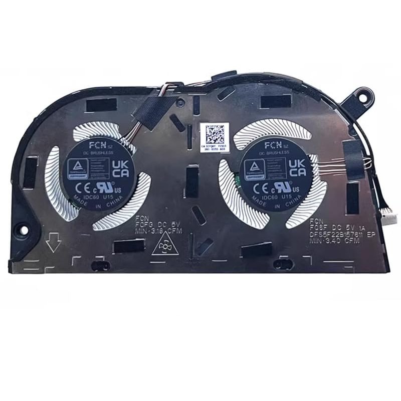 00FQ6F 0FQ6F New CPU Cooling Fan DC5V IDC60 U15 for Latitude 7640 7650 E7640 E7650 Laptop