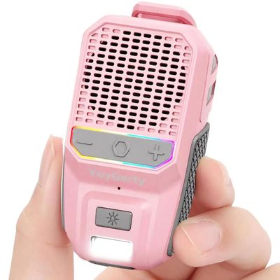 Wearable Bluetooth Speaker, IPX6 Waterproof Clip on Wireless Small Speaker