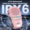Wearable Bluetooth Speaker, IPX6 Waterproof Clip on Wireless Small Speaker view 2