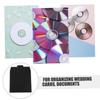 TEHAUX 12pcs Cd Paper Storage Sleeves Cardboard Envelopes for Wedding Cards Documents and Dvd Disc Organization view 3