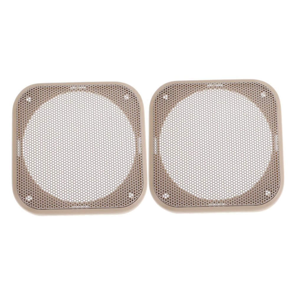 ASAKKURA 2pcs Car Speaker Grill Cover Speaker Cover Car Audio Protector Replacement Vehicle Grill Mesh