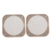 ASAKKURA 2pcs Car Speaker Grill Cover Speaker Cover Car Audio Protector Replacement Vehicle Grill Mesh view 1