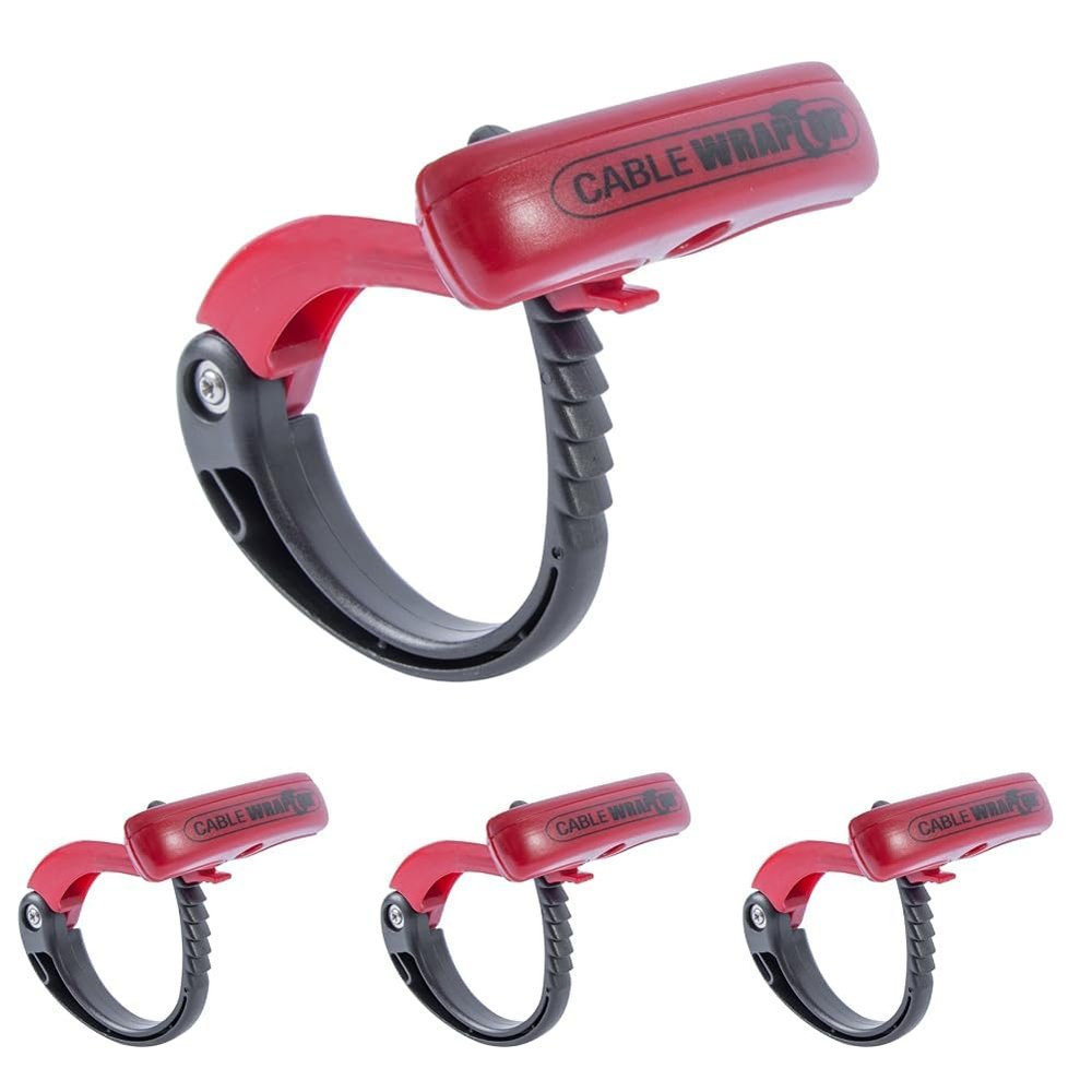 Gardner Bender, Medium, CW-T2RR25 Cable Wraptor, Red/Black (Pack of 4)