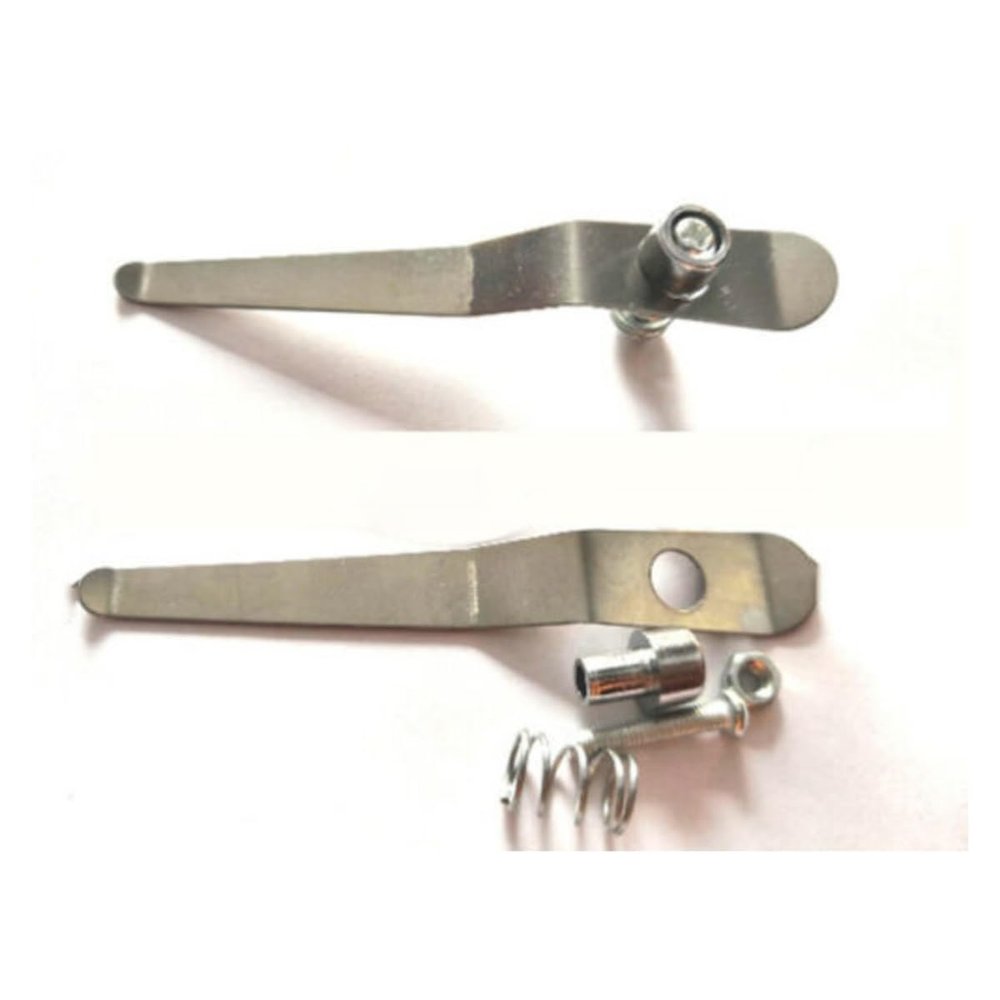 Microscope Pair of Metal Microscope Slides Clips Stereo Biological Microscope Presser Holder(7.6cm)