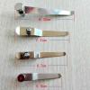 Microscope Pair of Metal Microscope Slides Clips Stereo Biological Microscope Presser Holder(7.6cm) view 3