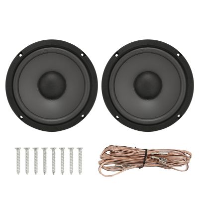 QANYEGN Car Audio Loudspeakers, 6.5 Inch Car Subwoofer Loudspeaker, Coaxial Car Loud Speaker for Car Audio Systems