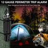 NIRIAHO Perimeter Trip Alarm, 12 Gauge Camping Trip Wire Alarm Device, Early Warning Security System for Camping and Property Safety (Black) view 2