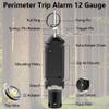 NIRIAHO Perimeter Trip Alarm, 12 Gauge Camping Trip Wire Alarm Device, Early Warning Security System for Camping and Property Safety (Black) view 3