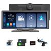 11.26 Inch Wireless CarPlay Screen for Car, Apple CarPlay & Android Auto Touch Screen for Car, Bluetooth, BT Music, Navigation, Car Record for Vehicles (Black) view 1