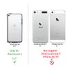 iPod Touch 4 Case, iPod Touch4 Protective case Ultra Thin Black Rubber Silicone Case Hard Plastic Hot Pink and Black Shockproof Cover for Apple iPod Touch 4, 4th Gen (Clear Gray) view 2