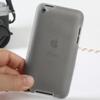 iPod Touch 4 Case, iPod Touch4 Protective case Ultra Thin Black Rubber Silicone Case Hard Plastic Hot Pink and Black Shockproof Cover for Apple iPod Touch 4, 4th Gen (Clear Gray) view 4