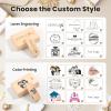 100Pack Personalized Swivel Wooden/Bamboo USB 3.0 Flash Drive 64GB - Handmade Custom Engraved Memory Stick for Wedding, Corporate Gifts, Promotions, Events (Containing Exquisite Bags) view 4