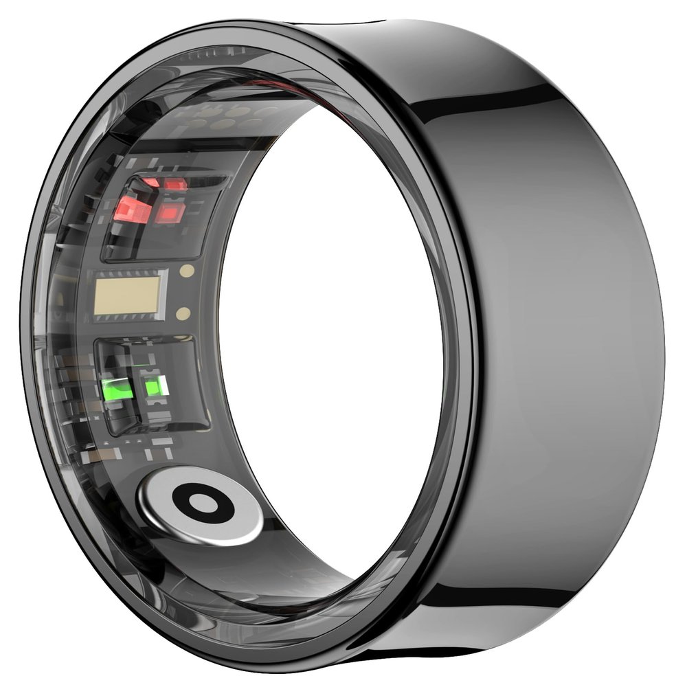 Smart Ring for Men Women Heart Rate Monitor Blood Oxy Monitor Fitness Ring with Sleep Tracker Pedometer Calories Step Counter Waterproof Find Ring Activity Tracker Compatible with iOS Android Phones