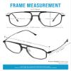 HGIOOIGH Thin Light Tr90 Blue Light Glasses Unisex,Anti Eyestrain UV Eyewear view 2