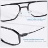 HGIOOIGH Thin Light Tr90 Blue Light Glasses Unisex,Anti Eyestrain UV Eyewear view 4