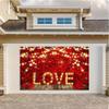 6x4 feet Red Rose Flash Backdrop Love Love Sign Valentine's Day Romantic Portrait Birthday Photography Background Decoration Banner view 3