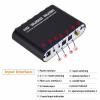 MiBoce 5.1 Channel Audio Decoder, AC3 Digital Optical Coax to Analog Audio Converter, 2-Way SPDIF Optical Input, 1 Coaxial Input, 1 Stereo Input, for Home Theater, Square, Concert Hall view 2