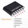 MiBoce 5.1 Channel Audio Decoder, AC3 Digital Optical Coax to Analog Audio Converter, 2-Way SPDIF Optical Input, 1 Coaxial Input, 1 Stereo Input, for Home Theater, Square, Concert Hall view 3