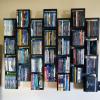QIUTMER 5Pcs Wall Mount 34 Inch Media Storage Rack, CD DVD Organizer Metal Shelf, Open Kids' Bookshelf, for Store CD DVD and Video Game Organizer view 4