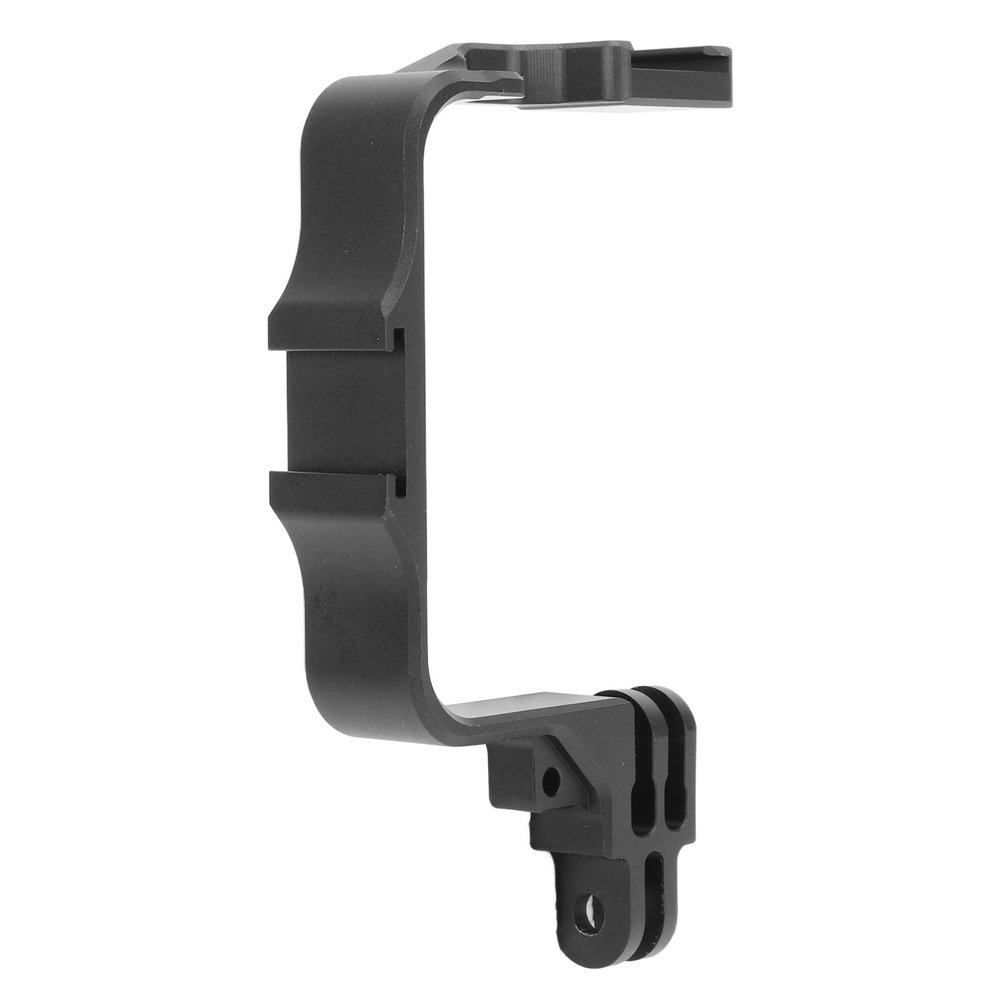 Mtlavishness Flash Microphe 1273 Aluminum Alloy Action Camera Live Vlog Video Shooting Bracket Microphone Fill Light Extension Bracket Frame with Cold Shoe Mount for Osmo