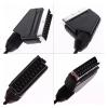 1.8M A/V TV Video Scart RGB Cable Gaming 21 Pin Euro Scart p/Lug Cord Wire Compatible with The N SNES Gamecube and N64 Console view 3