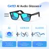AI Glasses for Men & Women, Smart Glasses Powered by ChatGPT, AI Real-time Translation with 107 languages, 11H Music Play, Bluetooth Sunglasses with Polarized Lens, UV Protection for Daily Use, Travel view 2