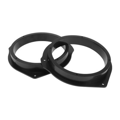 HOPESPANNER Speaker Spacer Ring Tweeter Speaker Spacer Adapter for Mercedes X-Class 2017-2020 Waterproof Black for 6.5" ABS 2 Pcs
