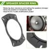 HOPESPANNER Universal for 6"x9" to 6.5" Speaker Spacer Ring Tweeter Speaker Spacer Adapter Waterproof Speaker Subwoofer Mounting Spacer Bracket Ring ABS 2 Pcs view 3