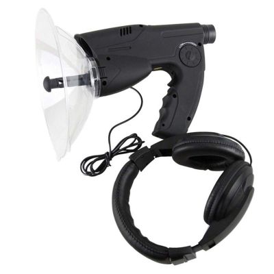 Bionic Ear Listening Devices Parabolic Microphone, with 8X Prism Optical System Tf Memory Card Can Be Inserted,Listening Observing Device