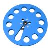 1/4 7 Inch Empty Tape Reel 11 Holes Universal Open Reel Sound Tape Empty Reel Aluminum Alloy Take Up Reel to Reel (Blue) view 1