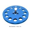 1/4 7 Inch Empty Tape Reel 11 Holes Universal Open Reel Sound Tape Empty Reel Aluminum Alloy Take Up Reel to Reel (Blue) view 3