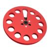 1/4 7 Inch Empty Tape Reel 11 Holes Universal Open Reel Sound Tape Empty Reel Aluminum Alloy Take Up Reel to Reel (Red) view 1