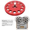 1/4 7 Inch Empty Tape Reel 11 Holes Universal Open Reel Sound Tape Empty Reel Aluminum Alloy Take Up Reel to Reel (Red) view 2