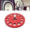 1/4 7 Inch Empty Tape Reel 11 Holes Universal Open Reel Sound Tape Empty Reel Aluminum Alloy Take Up Reel to Reel (Red) view 4