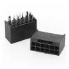 Chunsu 12V HPWR Connector PCIE 5.0 12+4Pin 16Pin Connector Housing with Terminal Pins Male, Female 90 Degree Male(Female) view 1