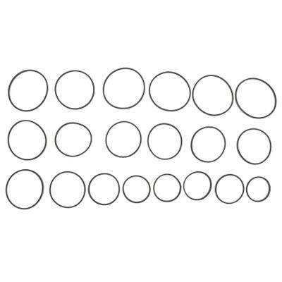 MOLUCKFU 20pcs Recorder Machine Repair Belt Cassette Machine Belt Wear-Resistant Flat Rubber Replacement