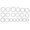 MOLUCKFU 20pcs Recorder Machine Repair Belt Cassette Machine Belt Wear-Resistant Flat Rubber Replacement view 1