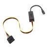 Chunsu Adapter DC 5525 to Sata Hard Drive Cable DC to 1x2x3x4x SATA Hard Drive Cable DC 12V to SATA 12V to 4PIN(Molex 1 to 1) view 1