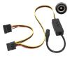 Chunsu Adapter DC 5525 to Sata Hard Drive Cable DC to 1x2x3x4x SATA Hard Drive Cable DC 12V to SATA 12V to 4PIN(Sata 1 to 2) view 1